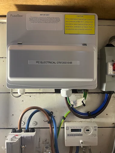 New FuseBox consumer unit installed and labelled by PC Electrical